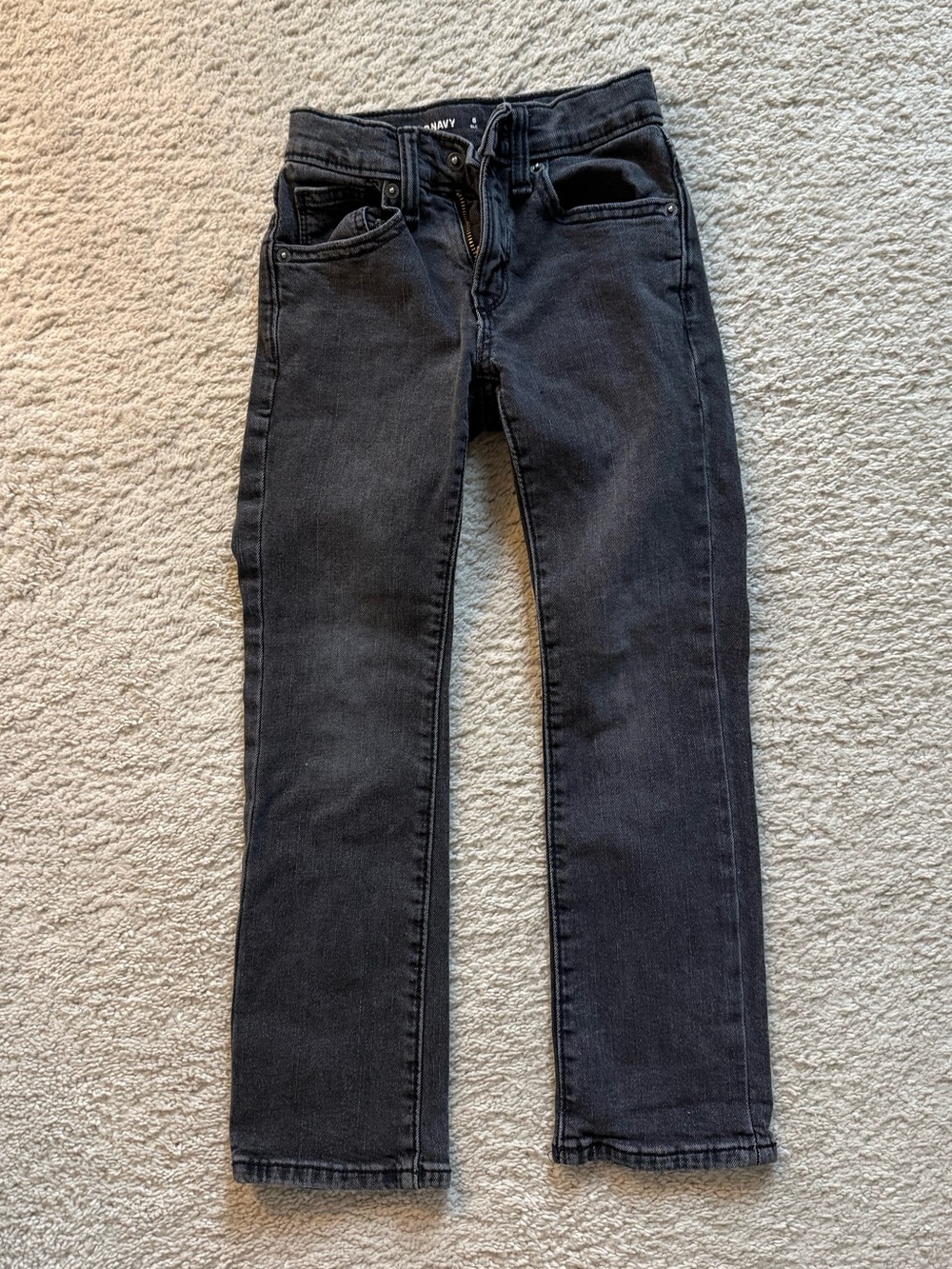 Old Navy Dark Gray Boot-Cut Jeans